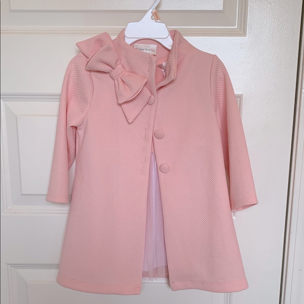 Sweet Heart Rose designer Jacket and Dress Toddler girls size 2T